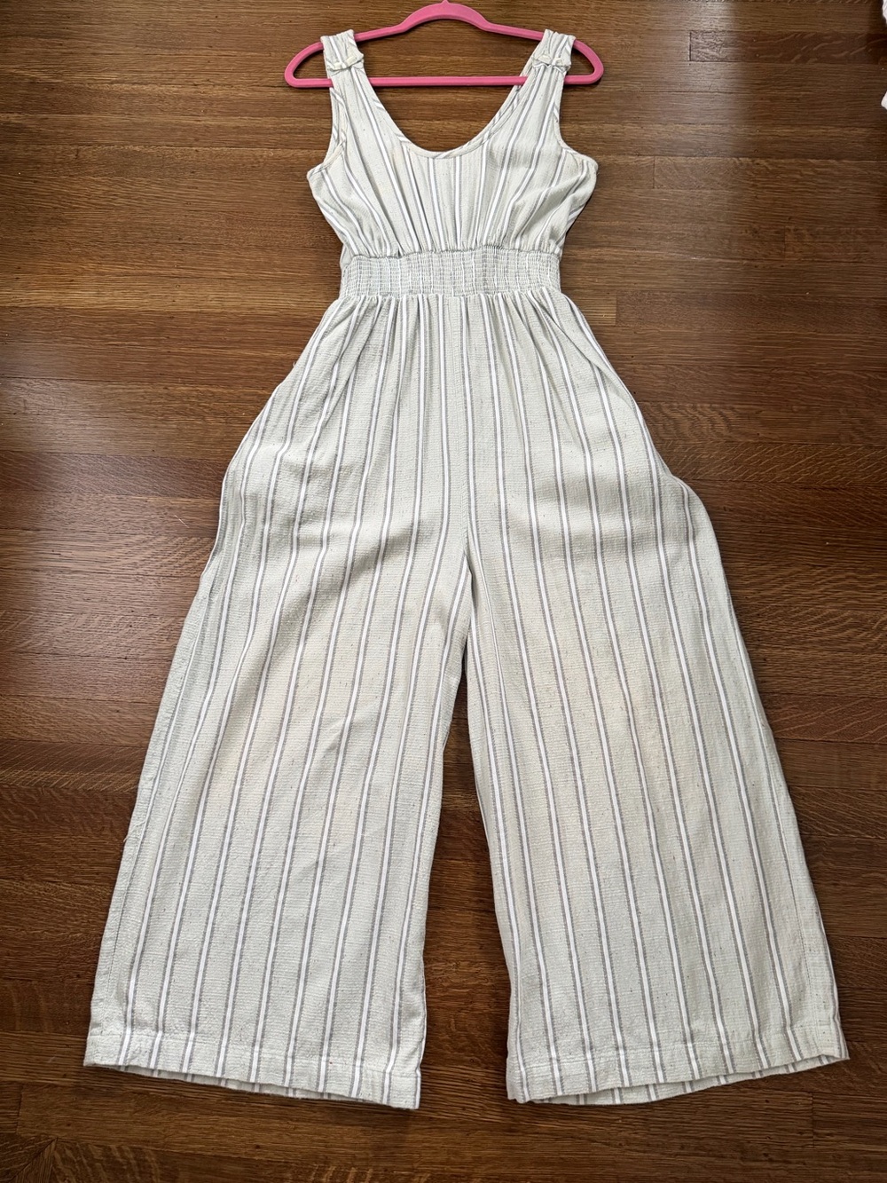Ace & Jig  Skipper Textile Wide-Leg Striped Jumpsuit